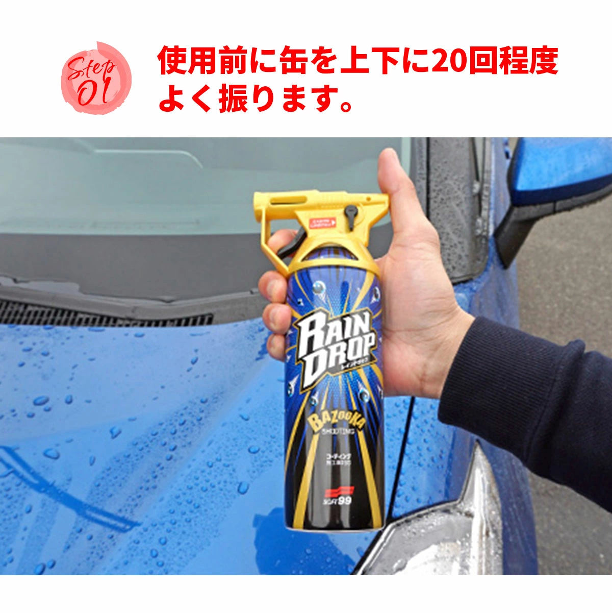 soft99 レインドロップ ワックス コーティング剤 300ml 00536 T-B-60 T-M