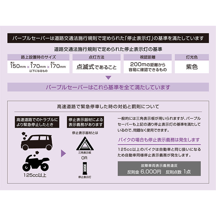 パープルセーバー 2個セット エーモン 品番 6910 PURPLE SAVER T-M