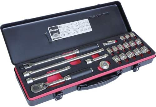 山下工業研究所Ko-ken 3286Z Z-EAL 3/8" (9.5mm)差込 ソケットレンチセット 21ヶ組 trysケ 3286Z T-B-80