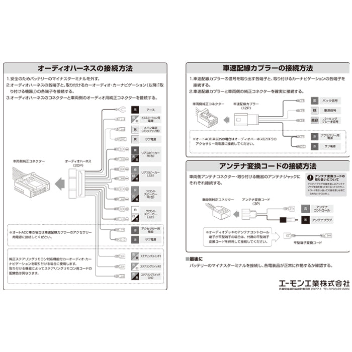 amon AODEA オーディオ ナビゲーション 取付キット 日産車 2DINW用 NISSAN 2DIN 自動車 ケーブル カーナビ trysE T-B-60