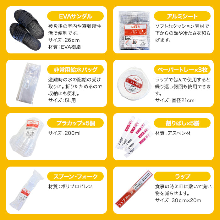 山善 YAMAZEN 一時避難対策 防災バッグ30点 防災士監修 災害対策 避難用 防災グッズ 防災セット 地震 災害 震災 避難セット 非常持ち出し袋 防災リュック 災害対策 地震対策 trysTY YBG-30R T-M