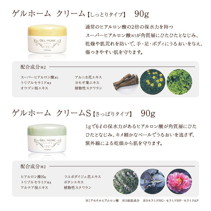 ベルマン化粧品 ゲルホームクリーム  フェイスクリーム ボディクリーム保湿 手荒れ 肌荒れ
