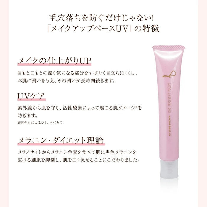 ベルマン化粧品 ノンルースビオ メイクアップベースUV 35g 化粧下地 日本製 NLB-MUPBUV M-M