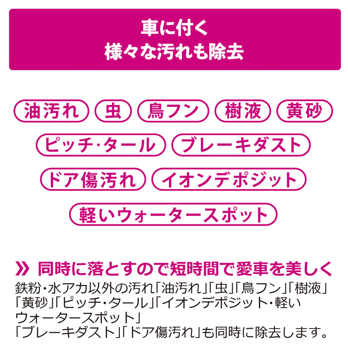カーシャンプー ペルシード スーパーハードクリーナーシャンプー PCD-105 480ml 鉄粉 水アカ 水垢 油汚れ 虫 鳥フン 黄砂 イオンデポジット ウォータースポット ブレーキダスト 下地処理 汚れ落とし 脱脂効果 日本製 洗車 洗車用品 車 自動車 trysE T-B-60